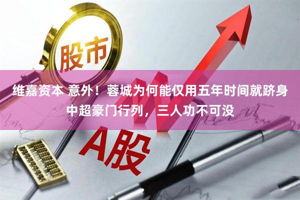 维嘉资本 意外！蓉城为何能仅用五年时间就跻身中超豪门行列，三人功不可没